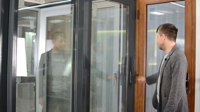 Теплая подъемно-сдвижная конструкция из теплого профиля серии ТПТ-72ПС