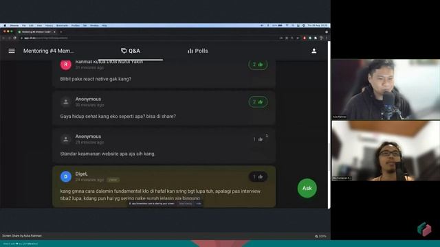 Mentoring Tatap Muka Secara Daring Bersama Programmer Zaman Now 04 смотреть онлайн