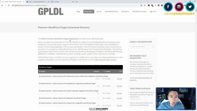 Descargar TEMAS Y PLUGINS NULLED en Wordpress? Tienen VIRUS? | David Navarro смотреть онлайн