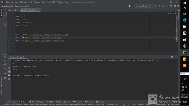Python for beginner|| Datetype / variable/ comment || DAY 2 смотреть онлайн