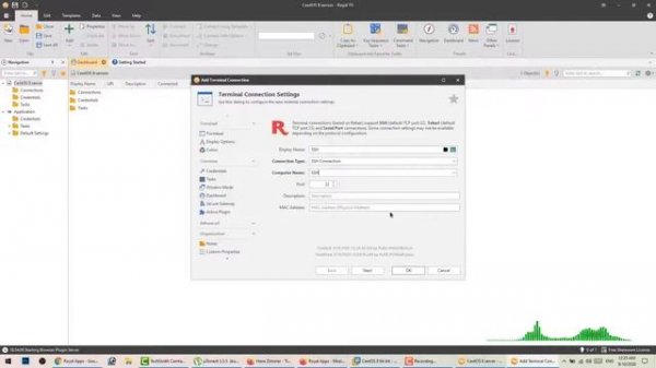 SSH Terminal access to Linux server with Royal TS on Windows