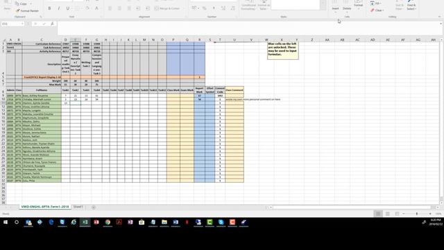 FrontOFFICE: Excel Marksheets basic Teacher's Tutorial P2 смотреть онлайн