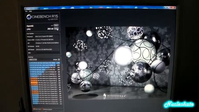 Cinebench r15 intel q6600 @2.88ghz + nvidia geforce 460 1gb oc смотреть онлайн
