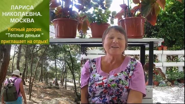 Отдых в Крыму отзывы отдыхающих 2016 в Теплых деньках, Николаевка. Лариса Николаевна, Москва смотреть онлайн