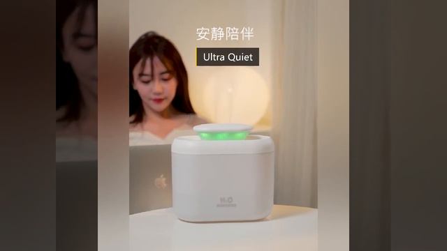 Ultrasonic 3300mL Cool Mist Humidifier Top Fill Water Big Capacity Air Humidifier A12 смотреть онлайн