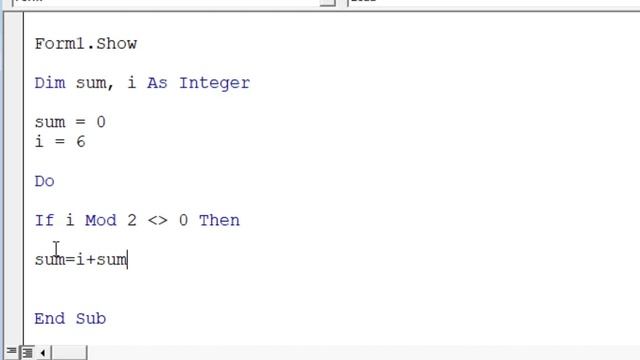 LOOPS IN VISUAL BASIC - DO LOOP WHILE смотреть онлайн