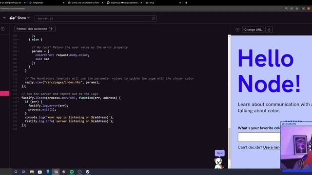Criando bots para Twitch com Javascript - Vídeo 01 смотреть онлайн