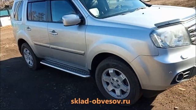 Пороги на Honda Pilot . Видео отчет от клиента. #HondaPilot #хонда смотреть онлайн