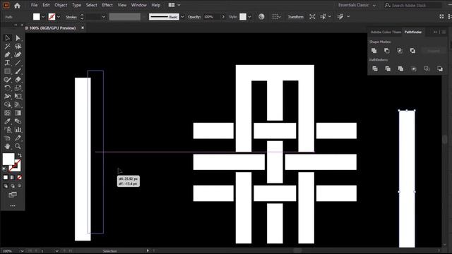 how to design a crossed monogram logo | adobe illustrator tutorial смотреть онлайн