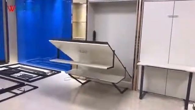 Мебель для спальни Подъемник Мерфи Складная скрытая настенная кровать со столом 2022 смотреть онлайн