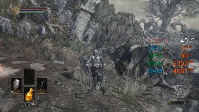 GeForce GTX 1050 ti -- AMD Ryzen 5 2600 -- Dark Souls III FPS Test смотреть онлайн