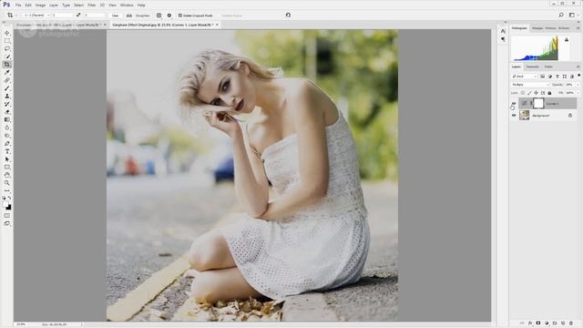 Create Instagram's Gingham Filter in Photoshop смотреть онлайн