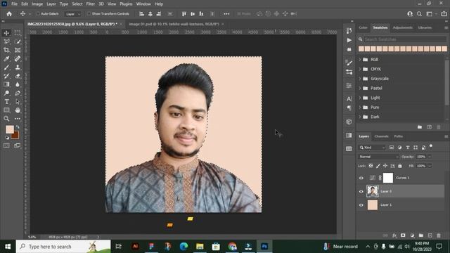 How to make your professional profile pic for Facebook and other social media I Photoshop tutorial смотреть онлайн