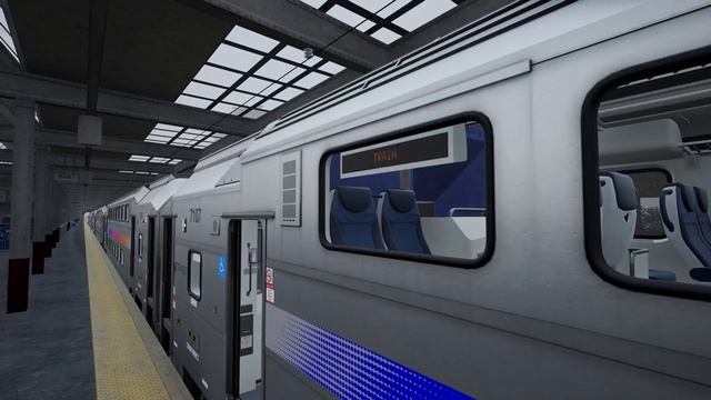Havoc Across The Hudson : Northeast Corridor : New York - Trenton : Train Sim World 3 [4K 60FPS]