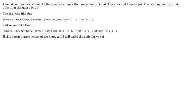Wordpress: How to query posts for custom post type with featured image for first 2 post? смотреть онлайн