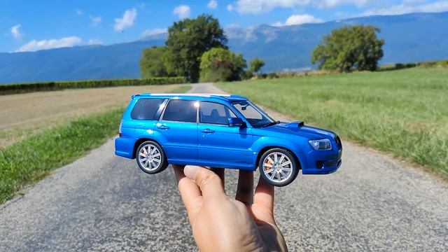Subaru Forester STI SG9 2007 : Launch and presentation of the scale model car 1/18 смотреть онлайн