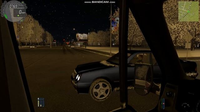 новогодняя поездка в city car driving + новый руль смотреть онлайн