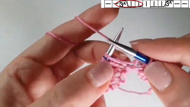 Узор спицами Гиацинт. Knitting pattern Hyacinth смотреть онлайн