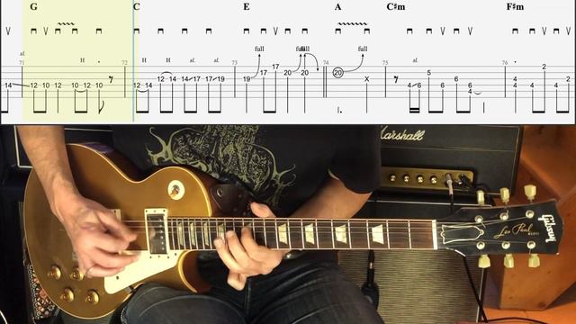 While My Guitar Gently Weeps Clapton Track + Full TAB смотреть онлайн