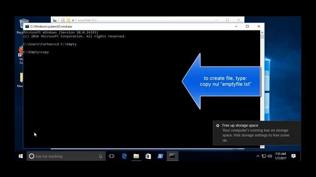 Create Empty Files from the Windows Command Prompt смотреть онлайн