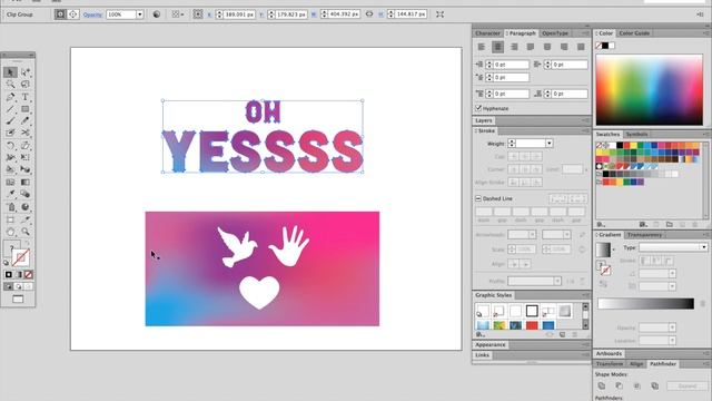 Illustrator Clipping Mask Not Working - Graphic Design How to смотреть онлайн