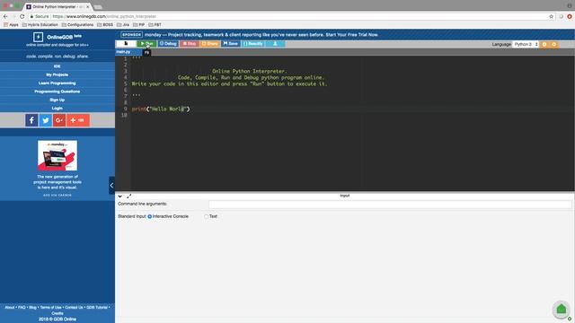 Starting With Python - Hello World смотреть онлайн