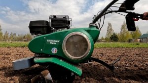 мотоблок caiman vario 70  в работе