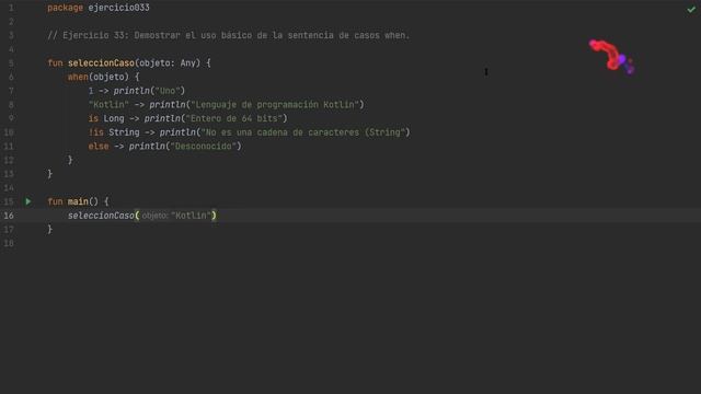 Kotlin Ejercicio: 33 Demostrar el Uso Básico de la Sentencia de Casos de Selección when смотреть онлайн