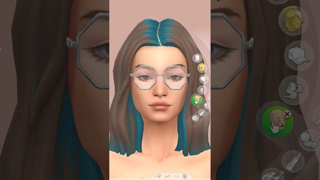 ОБРАЗ ДЛЯ МОЛОДОЙ ПИСАТЕЛЬНИЦЫ В СИМС 4 #thesims4 #cas #симс4 #shorts