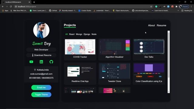 ? #13 : Refactor - Developer Portfolio using Next JS | TypeScript | Tailwind CSS смотреть онлайн