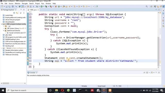 What is JDBC? | Java program using JDBC to extract name | How to execute sql statement in JDBC смотреть онлайн