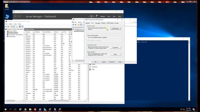 Windows Server 2016 - Install SMTP and Configure, Test (How To Step by Step) смотреть онлайн