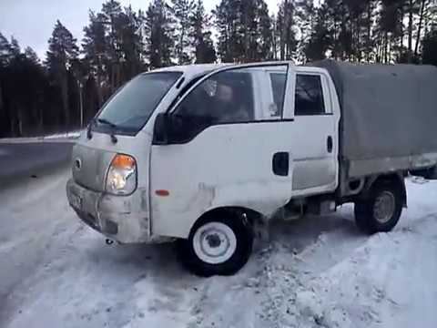 Киа Бонго. На снегу. смотреть онлайн