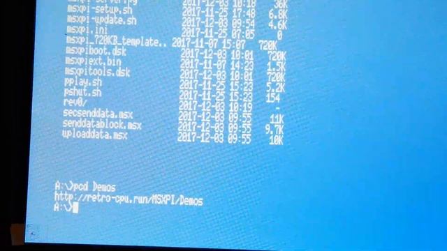 MSXPi Loading 32K game from net with new Python server смотреть онлайн