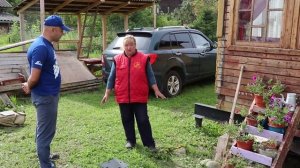 Подъем дома на сваи с заменой нижнего венца. "СВ-Фундамент"