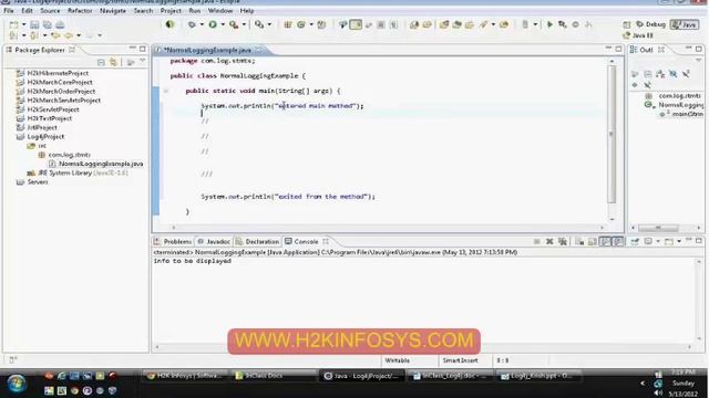 Java | Hibernate | LOG4j | Java interview Question and placement training given by H2Kinfosys смотреть онлайн