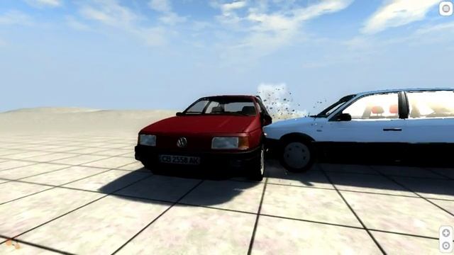 VW  Passat B3 V2,1 Crashtest  BeamNG.Drive + Downloadlink