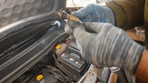 замена датчика кислорода (лямбда зонда)на опель зафира б, как снять датчик кислорода