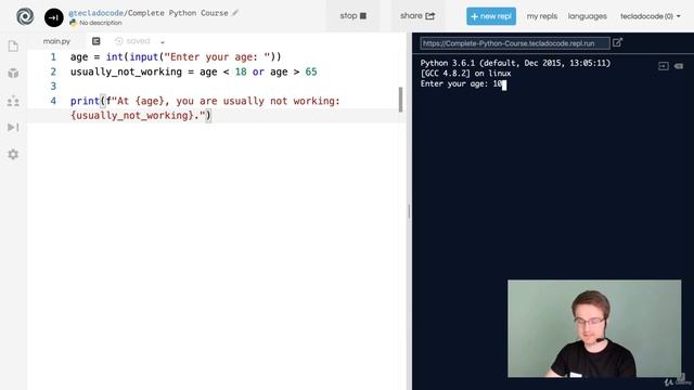 BOOLEAN COMPARISON IN PYTHON |BEST GUIDE TO PYTHON BOOLEAN OPERATORS |PYTHON BOOLEAN WITH USER INPU смотреть онлайн