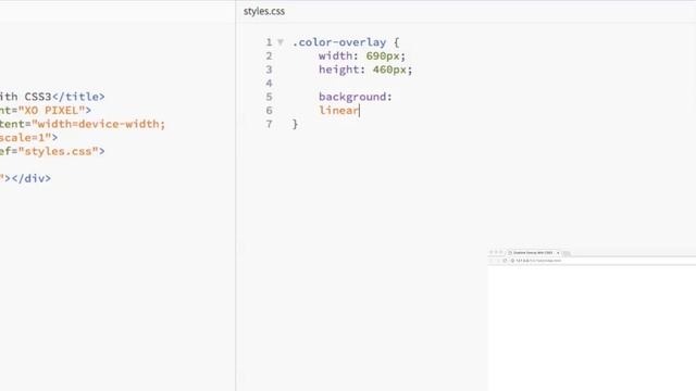 CSS3 Gradient Image Overlays | XO PIXEL смотреть онлайн