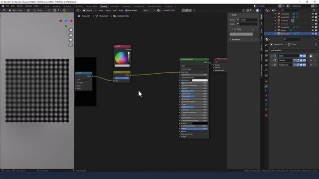CREATE A PROCEDURAL GINGHAM FABRIC MATERIAL FOR BLENDER смотреть онлайн