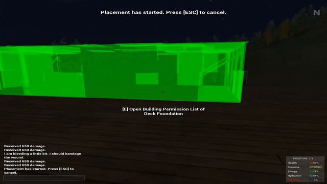 крафт большое убежище Large Shelter H1Z1