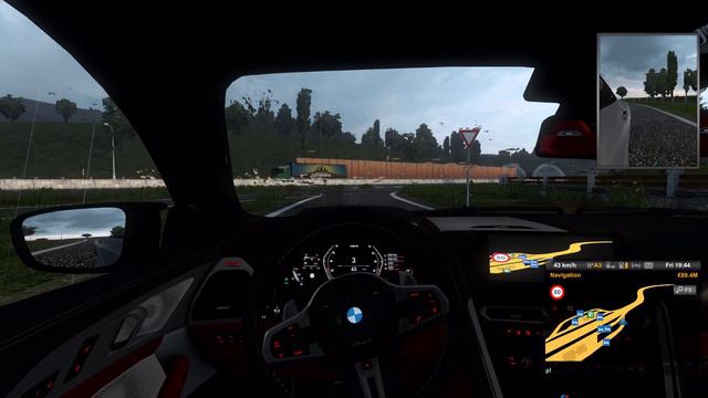 NEW MOD BMW M8 - EURO TRUCK SIMULATOR 2 GAME PLAY смотреть онлайн