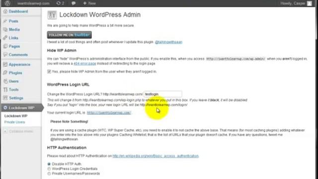 How use the Lockdown WP Admin plugin to protect your Wordpress website смотреть онлайн