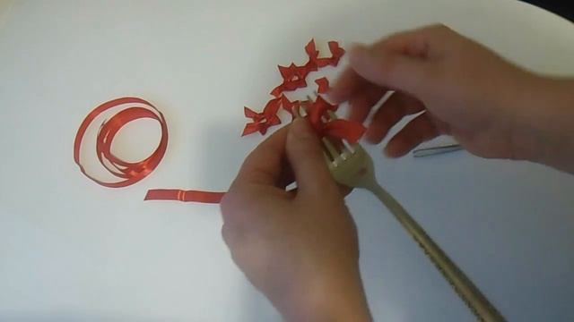 Как завязать маленький бантик с помощью вилки смотреть онлайн