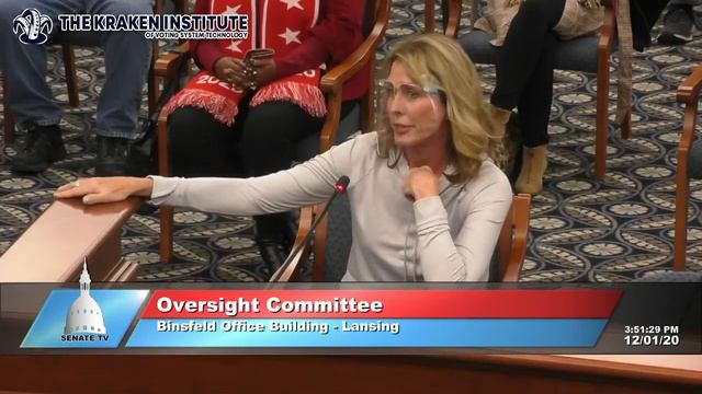 47 Witness Nancy Tisso | Poll Challenger | MI Senate Oversight Com Hearing смотреть онлайн