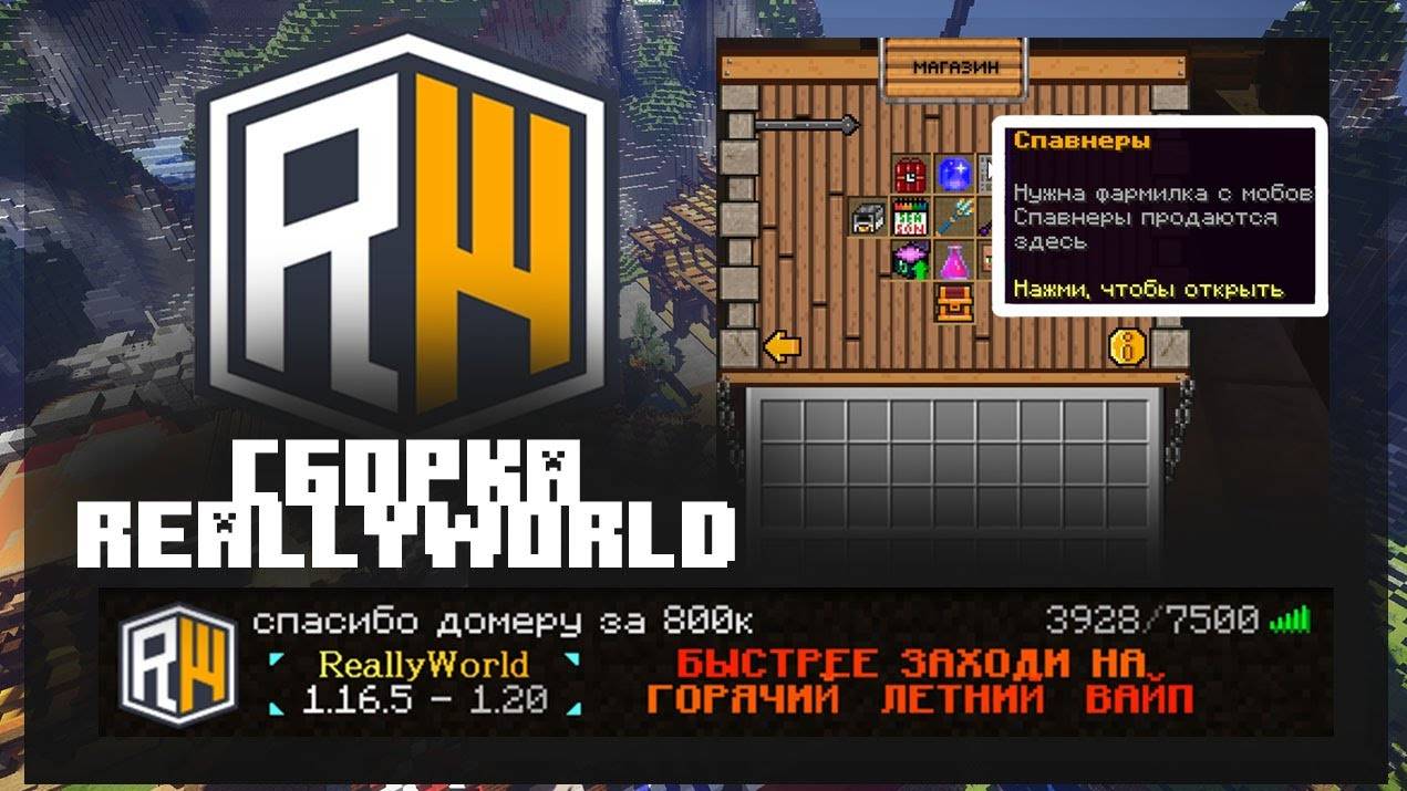 ⚡ Сборка Сервера ReallyWorld | Как Создать Сервер Minecraft? смотреть онлайн