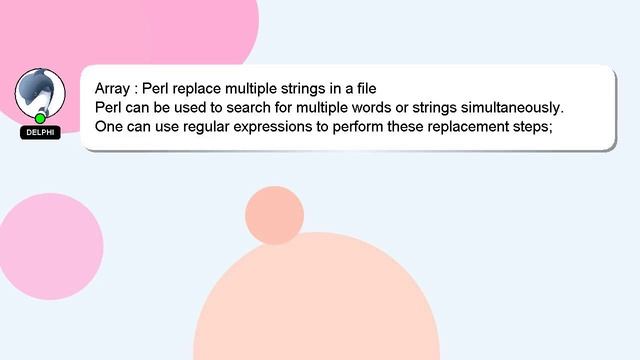 Array : Perl replace multiple strings in a file смотреть онлайн