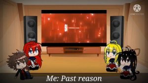 Highschool DxD react to "Under My Skin" - Naruto Rap