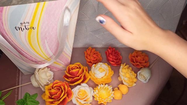 Заливаю формы и собираю букет из мыла. Цветы из мыла. Мыловарение. soap. мыльные цветы. Букет мыла смотреть онлайн